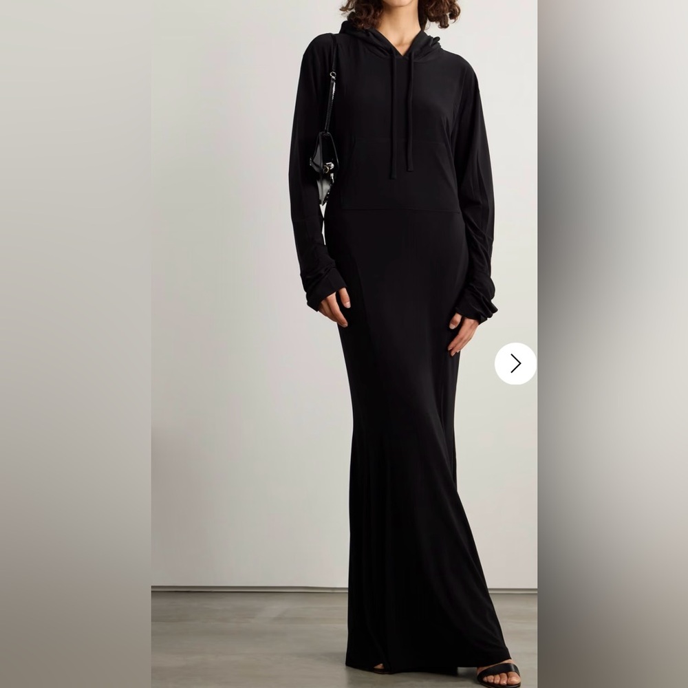 Norma Kamali Black Long Sleeve Dress
